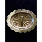 Vintage Navajo Sterling Silver   Turquoise Concho Belt Buckle     52g