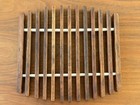 Vintage Mid Century Danish Dansk Jhq Teak   Aluminum Trivet