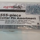 555pc Cotter Pin Assortment Kit Case Steel Clip Key Large Pro Shop Set