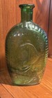 Vintage Wheaton General Washington   Eagle Green Glass Bottle    