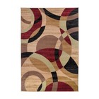 Rugshop Area Rug Modern Geometric Circles Carpet For Living Room Bedroom Rugs