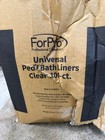  100  Forpro 104603 Universal Pedicure Bath Liner Disposable Foot Tub 12 5x14 5 