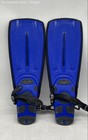 Aqualung Blue Scuba Diving Flippers Divers Blades Fins Mask And Boots Size S Lot
