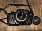 Nikon Em 35mm Slr Camera With Series E 50mm 1 1 8 Lens Free Shipping Untested