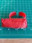 Vintage Sewing Wrist Pin Cushion Red Used