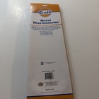 Gulf Oil Reproduction Metal Thermometer - Authorized Dealer