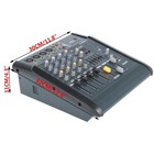 4 Channel Digital Powered Audio Bluetooth Audio Mixer Mixing Amplifier Trs 16dsp