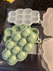 Silicone Baby Food Freezer Tray With Lid 3 Pack Breastmilk Sicle Fruit