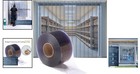 Kalwason Clear Pvc Strip Door Curtain Roll 148 Ft X 7 In X 0 06 In
