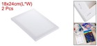 2pcs Stretched Canvas 7 x9  Artist Boards 4 5  Profile Cotton Panels White