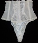 Nwt Vintage 80 s Old Stock Lady Marlene Waist Cincher thong All-in-one S M L Xl