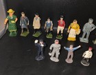 Vintage Lot Of 17 Lead Cast Metal Miniature Figures Usa