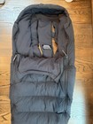 Nuna Winter Stroller Footmuff With Mittens Black New  150