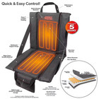 Portable Heated Seat Cushion In Grey