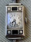 14k Art Deco 1920   s - 30   s Gruen Ladies  White Gold Watch - Runs Well - 6 Grams