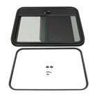 Rv Camper Teardrop Trailer Door  Right Passenger Side Rv Camper Entry Door Black