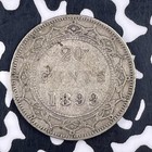 1899 Newfoundland 20 Cents Lot f5012 Silver 