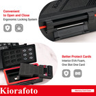 58 Slots Memory Card Case Holder Waterproof Soft Lining For 58 Tf Micro Sd Msd T
