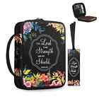 Floral Bible Cover W a Bookmark Carrying Bible Book Case Church Bag With Handle