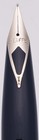 Sheaffer 330 Quasi-imperial Fountain Pen - Blue  Medium Short Diamond Nib  new 