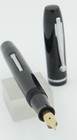 Waterman Alco Skywriter Black   Chrome Fountain Pen - Made In Canada - 1930 s