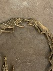 Vintage Glam 1997 Golden Leopards Chain Link Metal Belt Adjustable 21 To 40