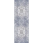 Runner Rug 2x6 Kitchen Rug Washable Low Pile Area Rug Navy Blue Bathroom Faux   