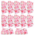 12pc Rose Flower Wall Panels Artificial Silk Wedding Decor Party Home Floral Diy