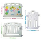 Baby Playpen With Locking Play Gate For Kids  14 Panel Indoor outdoor Play Yard