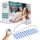Serenelife Bubble Bath Mat  Non-slip Bathtub Mat With Remote Control  Waterproof