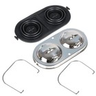  Master Cylinder Cover Chrome W bails And Gaskets Replacement For 1967-1982 