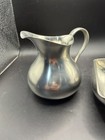 Royal Holland Pewter Kmd Daalderop Creamer And Sugar Bowl Set Vintage