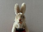 Vintage Steiff Nikili Girl Bunny Rabbit Mohair No Tag As Is Great Condition Rare