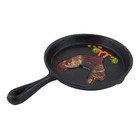Rooster Cast Iron Skillet Pan Wall Decor Decorative Country Antique Style 5 Inch