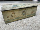Vintage Butterfly Metal Chocolate Box Container Butterflies Tin Nl