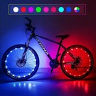 2-tire Pack Led Bike Wheel Lights Waterproof Bicycle Spoke Tire Light Strip Us