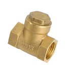 1 2  Brass Swing Check Valve Npt Threaded Plumbing Fitting Usa