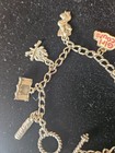 2008 Girl Scout Charm Bracelet With 9 Charms Of Various Gs Activities 