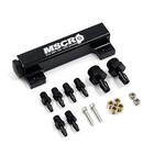6 Port Vacuum Block Intake Manifold Kit Fuel Wastegate Turbo Boost 1 8npt -