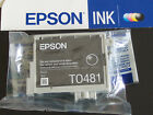 Genuine Epson T048120 Black Ink T0481 For R200 300 320 Rx500 600 620 No Box