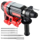 1  Sds Plus Rotary Hammer Drill For Milwaukee M18 Battery 3j Brushless