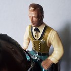 Vintage 1950s Hartland Wyatt Earp With Horse Action Figure Set