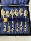 Hildesheimer Rose German 800 Silver Coffee Cream Spoons 9 5cm Set Of 6 Boxed