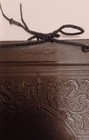 Antique Photograph Album Empty Scrapbook Vintage Ephemera Black And Gold