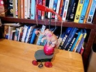 Nice Vintage 1950 s Celluloid   Tin  Wind Up  Elephant  Whirligig Made In Japan