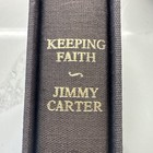 Us President Jimmy Carter Keeping Faith Signed Book Bantam W  Slipcase 1982
