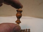 Antique Lot Of 9 Turned Wood Spindles Salvaged  1 1 8    Pegs 1 1 2    Total