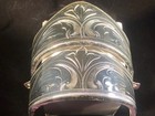 New Western Cowboy Boot Heel Guard Engraved Silver - 1 1 4 h - Pair   Set