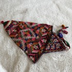 Vintage Andean Chullo Hat Handwoven Wool Folk Textile Peru