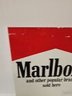 Vintage 1991 Marlboro Cigarette Advertising Store Metal Shelf Rack Sign 13 X 16